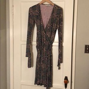 Vintage Diane von Furstenberg Silk Wrap Dress